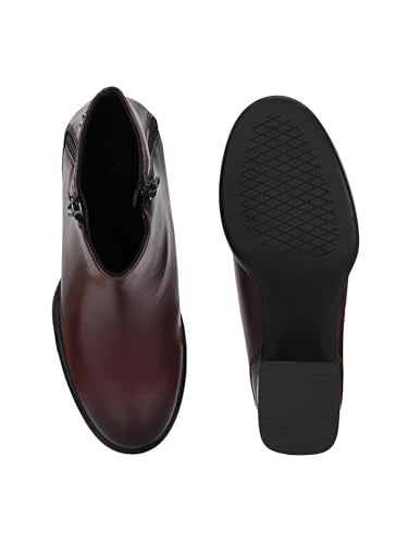 Delize Womens Cherry Ankle Mid Heel Boots 67840-36