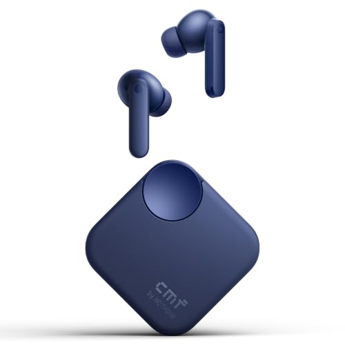 CMF by Nothing Buds 2 Plus with 50dB Hybrid ANC| Hi-Res + LDAC| Spatial Audio| 6HD Mic| 61.5Hrs Bluetooth in Ear Headset (Blue, in the Ear)