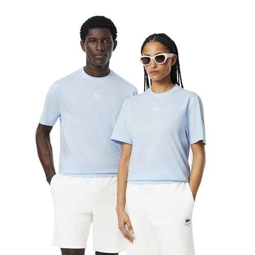 Lacoste Men's Classic Fit T-Shirt (TH2739T01_Light Blue