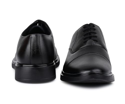 LOUIS STITCH Jet Black Lightweight Derby Shoe | Formal Shoes for Men | LSFXCTJB | UK-9