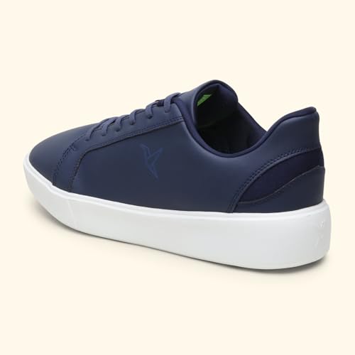 YOHO Blinc Hands Free Sneakers for Men | Truly Slip ons | Quick wear Elastic Laces, Mystery Blue - UK 11