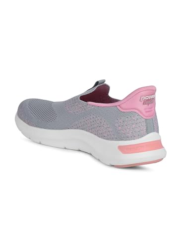 Power Women Slip On Sports Shoes - Grey (6Uk)