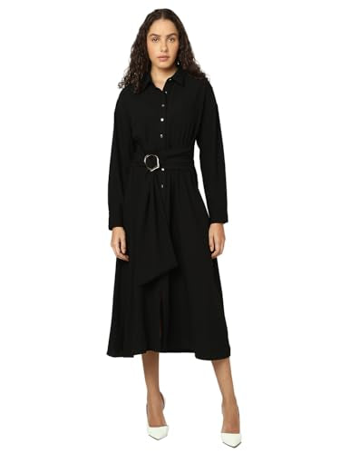 VERO MODA Women Black Shirt Dress