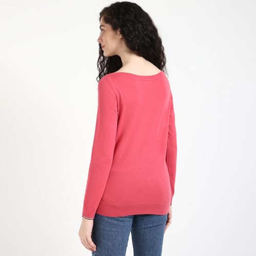 Tommy Hilfiger Womens Red Color Sweater (S)