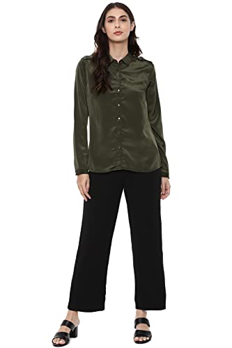 Van Heusen Woman Regular Fit Cotton Shirt (VWSF516D10671_Multicolor_S)