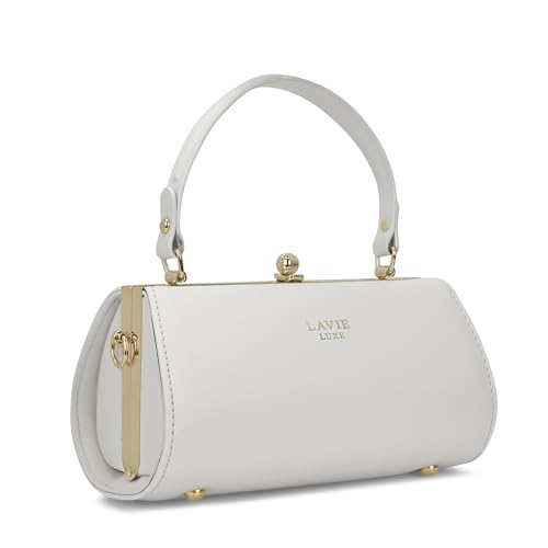 Lavie Luxe Women's Marie Frame Satchel Bag | Satchel Handbag for Work | Ladies Purse | Stylish Shoulder Bag | Gift for Women