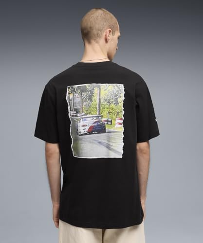 PUMA | BMW M Motorsport Sportswear Men's Graphic Print Relaxed Tee II | Black | XS