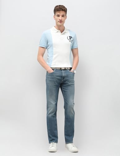 U.S. Polo Assn. Denim Co. Men's Harold Slim Straight Fit Blue Jeans (UDJEN2006_Blue_30)