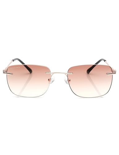 Fastrack Sunglasses |RECTANGLE Gold |UV protected | Large