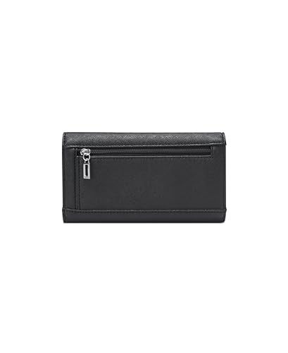 Guess Women's Black Textured Wallet| Ladies Purse Handbags | Gift For Ladies