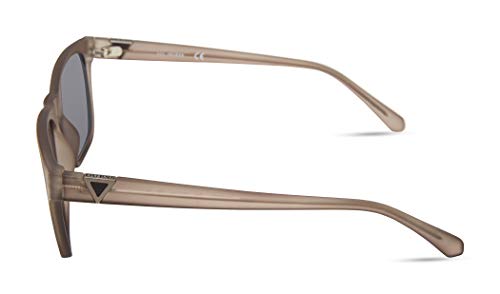 GUESS Men's Classic Sleek Square Sunglasses, Grey, 55mm