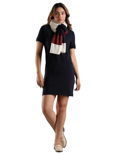 Tommy Hilfiger Cotton Crew Neck T-Shirt Dress Navy