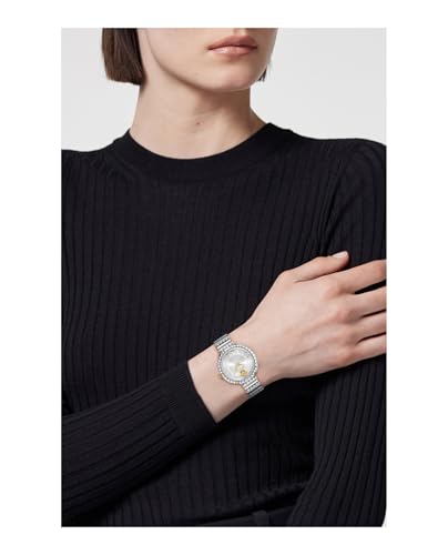 Versace Newness 28 mm Size Silver Dial Women Analog Watch - VEDFA0124