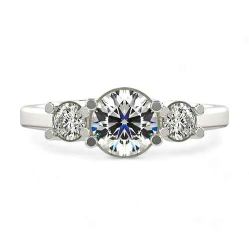 VALANOVA Hallmarked 18K Gold & Certified Lab Grown Diamond 1.08cts | Ring For Women's/Girls | Stylish & Elegant | VGR0461R | Ring Size: 16