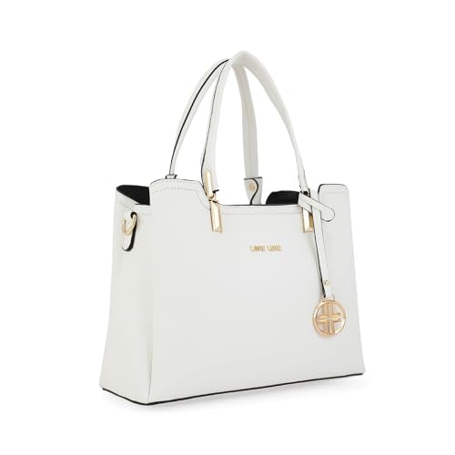 Lavie Luxe Women's Azura Medium 3 compartment Satchel Bag for Women | Satchel Handbag for Work | Ladies purse | Stylish Shoulder Bag | Gift for Women
