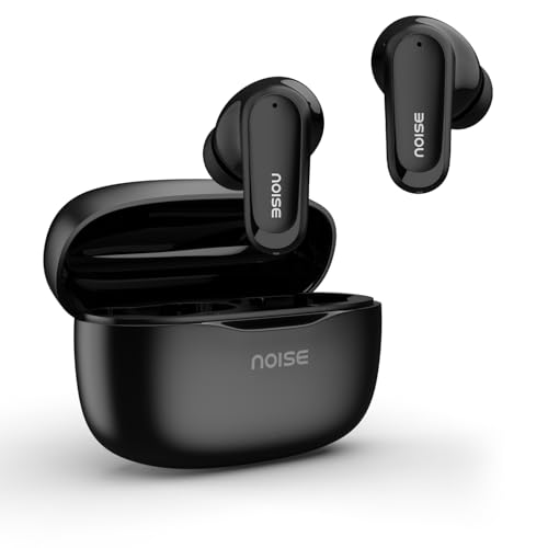 Noise Newly Launch Buds Play Truly Wireless Earbuds with 40H of Playtime, Quad Mic with ENC, Low Latency for Gaming (Up to 50 Ms), 13mm Driver, BT V6.0(Charcoal Black)