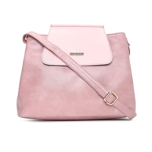 Fastrack Faux Leather Satchel For Women | Trendy Shoulder Bag With Dual Zip-Closure Compartments and Magnetic Flap | Stylish Handbag With Adjustable Strap and Inner Pockets | Trendy Women's Handbags