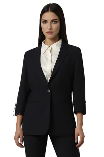 Van Heusen Women's Blazer (VWBZFRGPB92872_Black