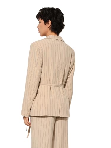 ONLY Women's Tailored Fit Beige Blazer