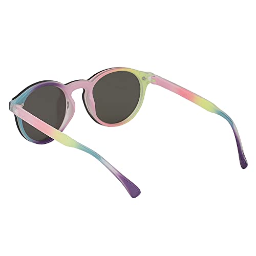 Carlton London Girl's Yellow Lens & Pink Round Sunglasses