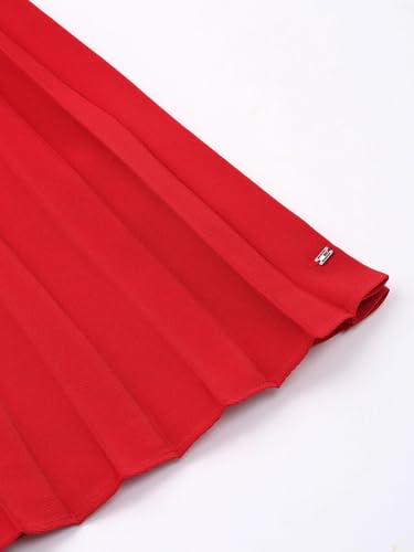 Regular Fit Solid High Rise Skirt