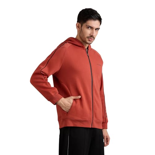 Skechers Men's A-Line Coat (JA0154ID_Charcoal/Orange