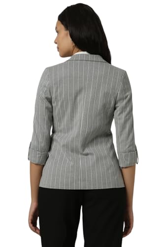 Van Heusen Women's Blazer (VWBZFRGPK82589_Grey