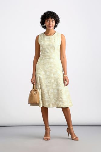 Women Cream Printed Casual Dress