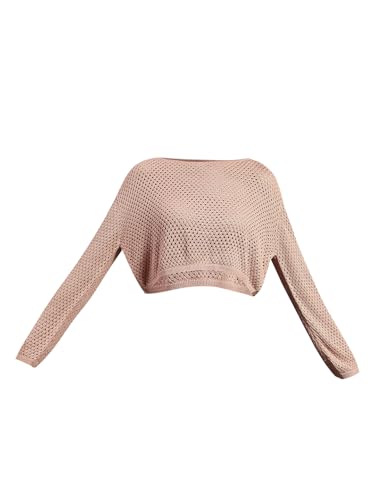 VERO MODA Women's Viscose Round Neck Sweater Ash Rose