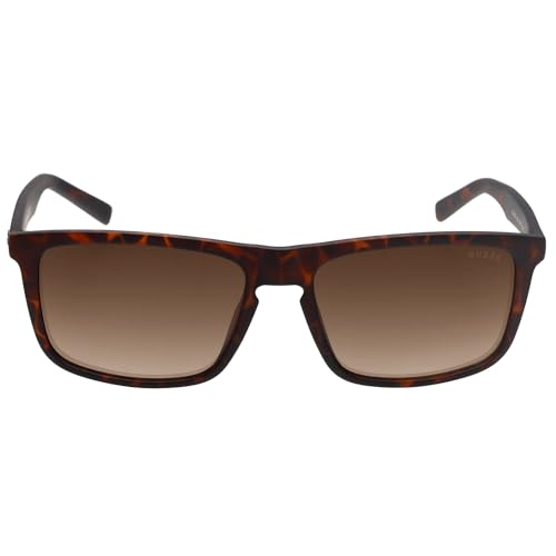 GUESS|Brown Full Frame Square Sunglasses|100% UV Protected (Uv 400) Brown Reflector Mirror Lens|Men's|Large|GU00025 52E 59 S
