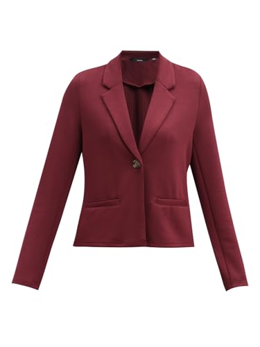 VERO MODA Womens Solid Single Breasted Blazer