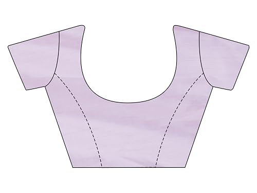 Womanista Women's Net Sequinned Saree (TI6563_Lavender)