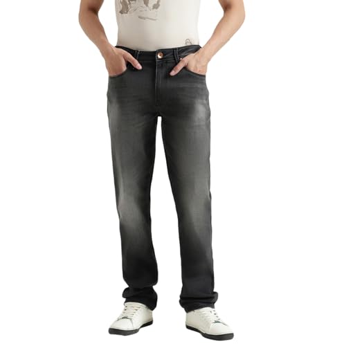 United Colors of Benetton Men's Straight Jeans (25A4KNJE1428I901_Grey