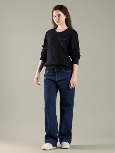 Regular Fit Cotton Round Neck Sweater
