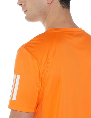 adidas Men Club 3Str Tee Sports T-Shirts, Orange, Medium