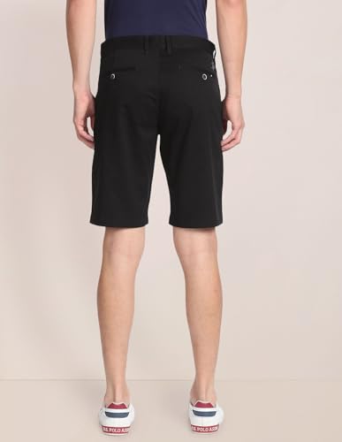 U.S. POLO ASSN. Men's Chino Shorts (USSRT0329_Black
