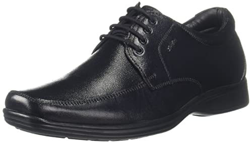 Bata Mens Flat Uniform Dress Shoe, Black, 7 UK