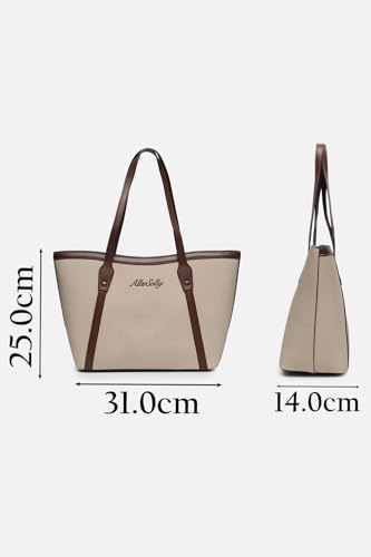 Allen Solly Womens Solid beige HANDBAG