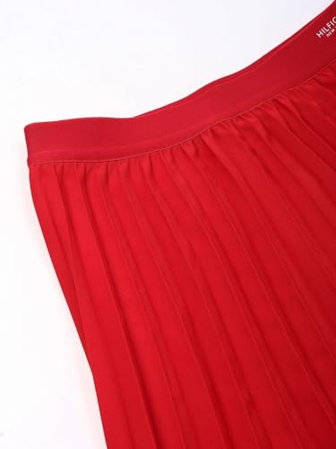 Regular Fit Solid High Rise Skirt