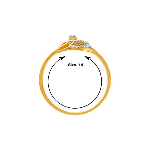 P.C. Chandra Jewellers 18k (750) Yellow Gold and Diamond Ring for Women