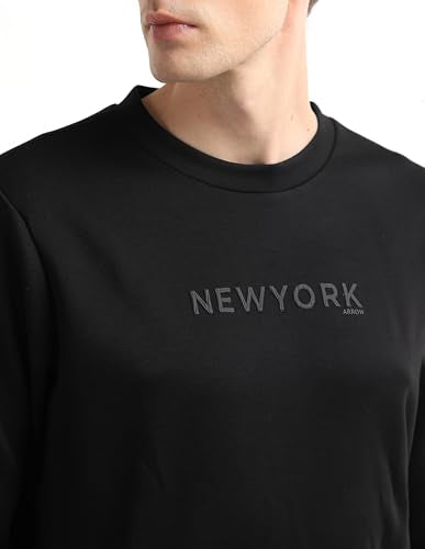 Typographic Embossed Regular Fit Sweatshirt