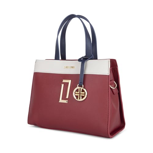 Lavie Luxe Women's Gehry Medium Satchel Bag for Women | Satchel Handbag for Work | Ladies purse | Stylish Shoulder Bag | Gift for Women