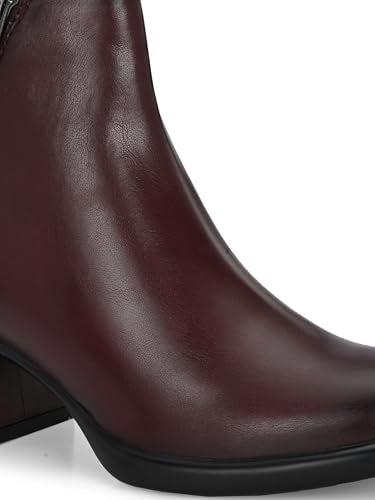 Delize Womens Cherry Ankle Mid Heel Boots 67840-36