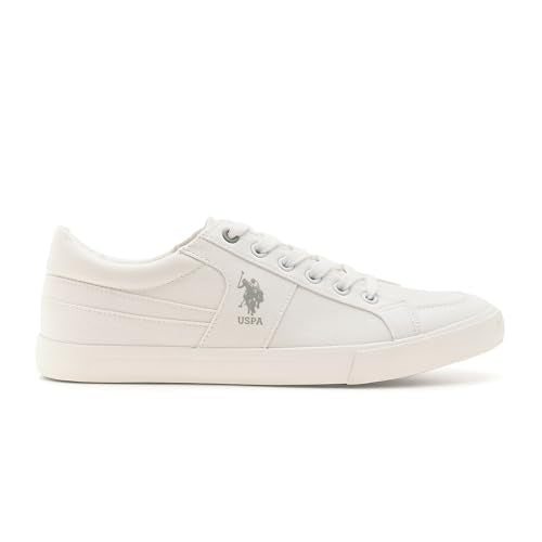U.S. POLO ASSN. USPA | CLARKIN 10.0 | Stylish Casual Sneaker Shoes for Man White