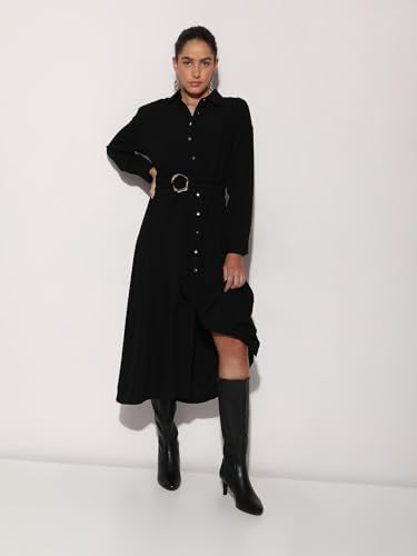 VERO MODA Women Black Shirt Dress