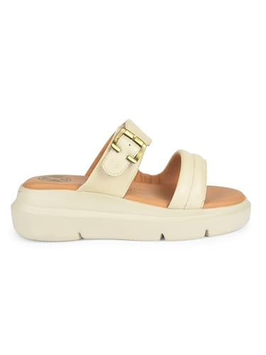 Hush Puppies Women Mule Wedge Heel Sandals - Off White (3Uk)
