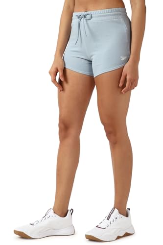 Reebok Womens Ri French Terry Short Blue