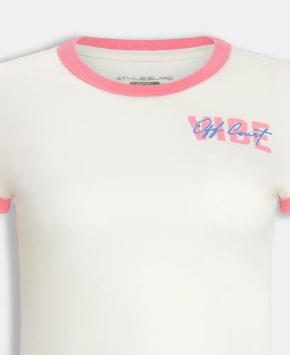 Jockey WZ25 Women Super Combed Cotton Rich Graphic Printed T-Shirt_Egret_L