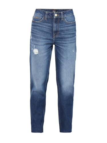 ONLY Women Slim Fit High-Rise Blue Jeans