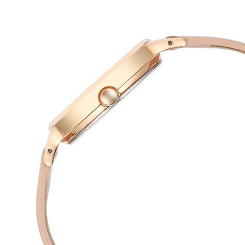 Titan Raga Power Pearls Quartz Analog Mother of Pearl Dial Leather Strap Watch for Women-NS2666WL04
